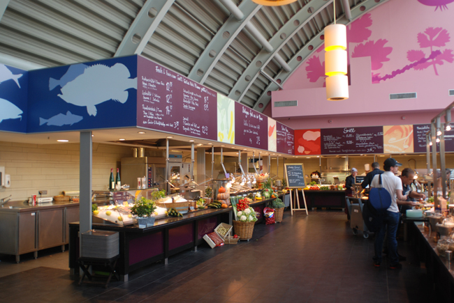 The food court at KaDeWe.