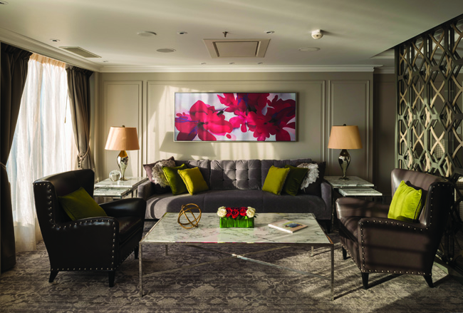 Penthouse on the Crystal Serenity.