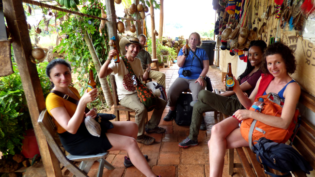 Travelers on the Colombia FAM.