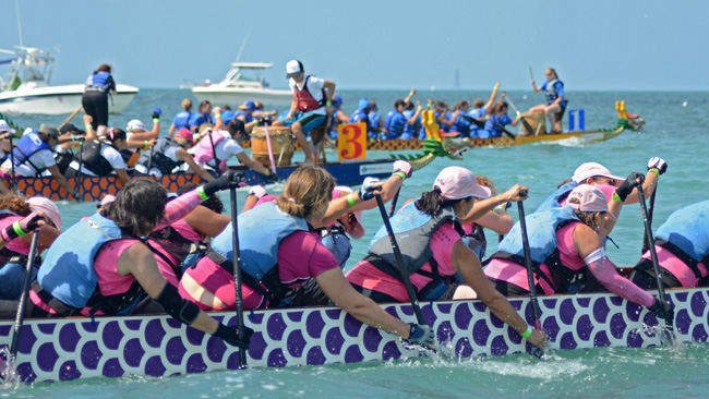 The Florida Keys' Battle in the Bay Dragon Boat Festival.