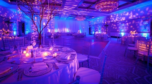 Reception set-up at The Alfond Inn. (Photo credit: Brian Adams Photography.)