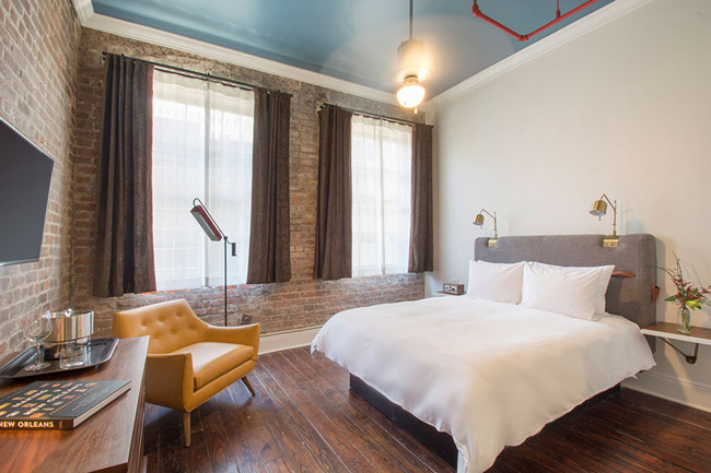 Guestrooms at the Old No. 77 Hotel & Chandlery.