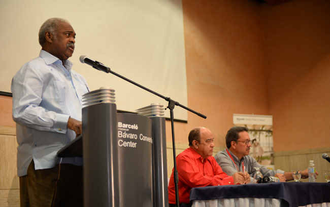 Radhames Martinez Aponte, vice minister of tourism, speaks about the growth of tourism for the Dominican Republic at DATE 2015.
