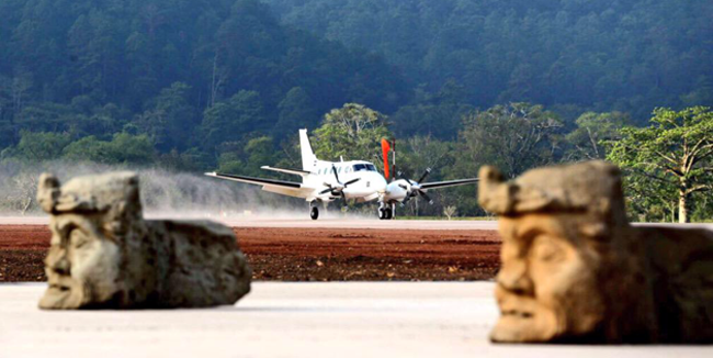 Copan Airport in Rio Amarillo Honduras opened.