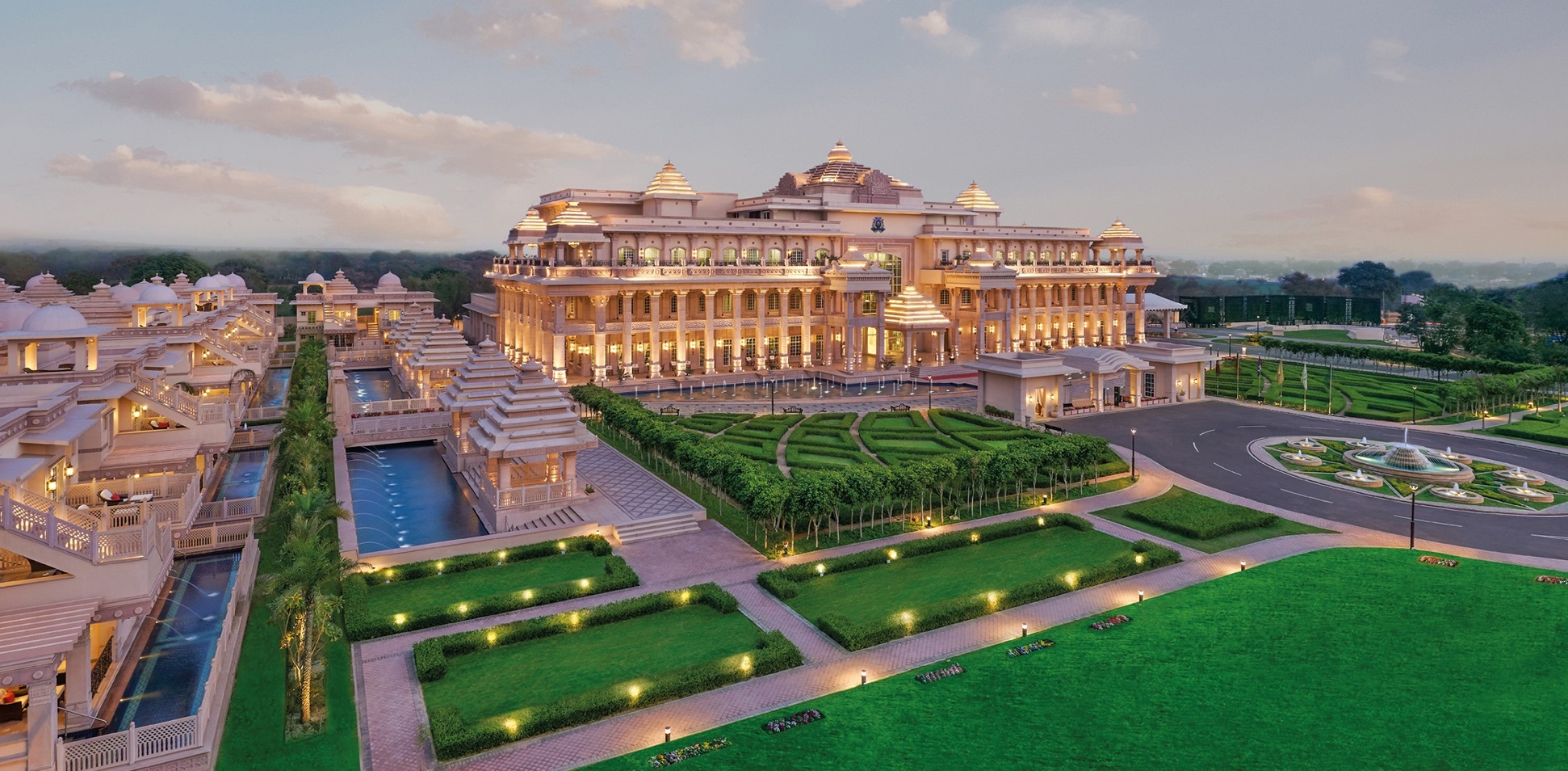 The ITC Grand Bharat.