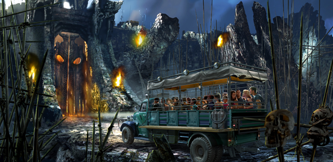 Skull Island Reign Of Kong rendering.