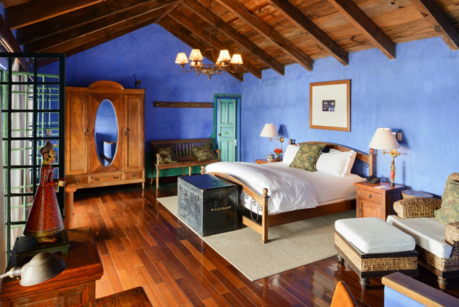 A guestroom in Casa Palopo.