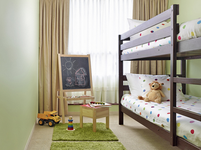 The children's room in the Family Suite at The Chelsea Hotel.
