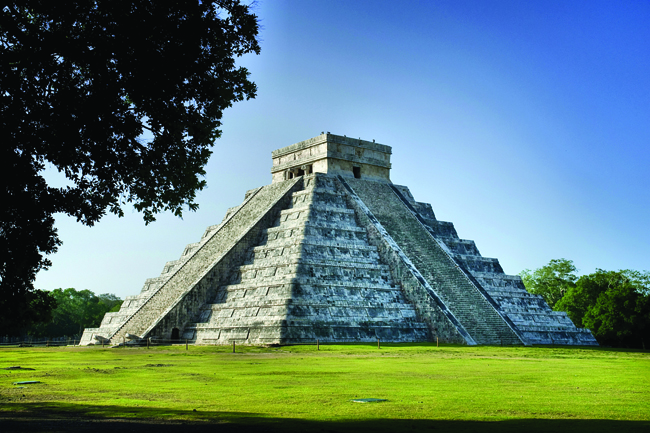 A tour of Chichen Itza is included in Mayan World itineraries. (Mexican Tourism Board)