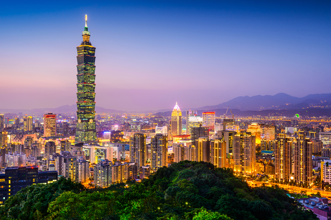 Night views of Taipei. (Photo courtesy of Goway Travel.)