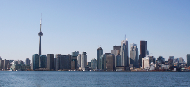 Toronto's skyline. (Photo courtesy of Tourism Toronto.)