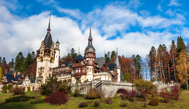 Peles Castle in Romania.