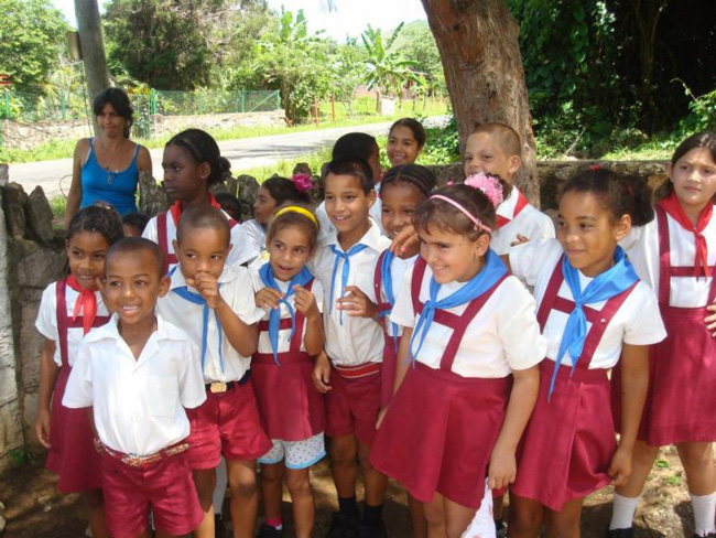 School children in Cuba.