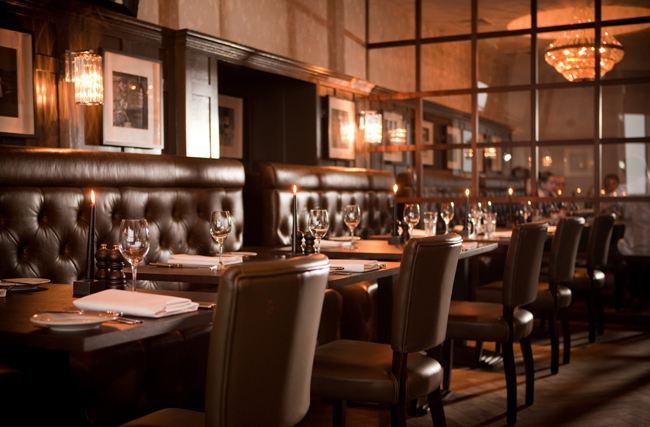The Bistro du Vin restuarunt at the Hotel du Vin St Andrews in Scotland.