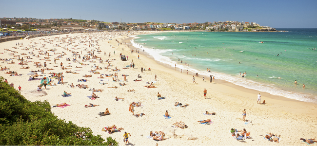 Bondi Beach in Sydney, Australia. (Photo credit: Hamilton Lund)