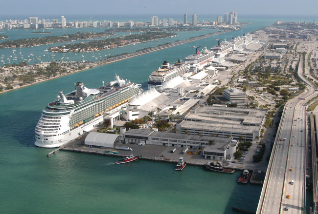 PortMiami in Downtown Miami.