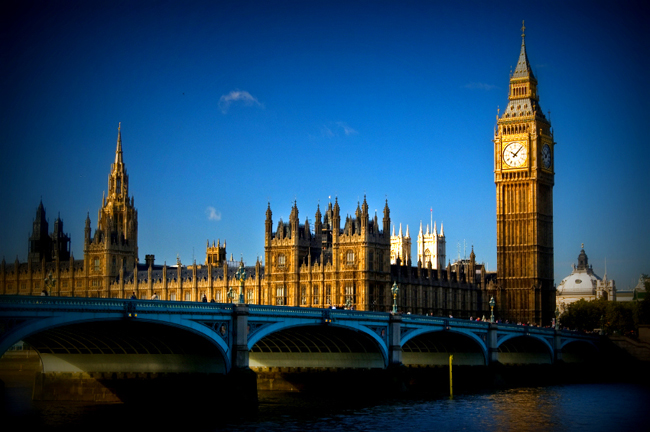 Big Ben in London, England.