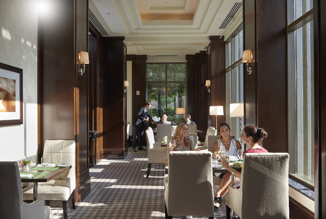 The Mandarin Oriental, Atlanta’s Cafe & Bar gourmet restaurant.