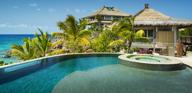 Moskito Island's Beach Villa.