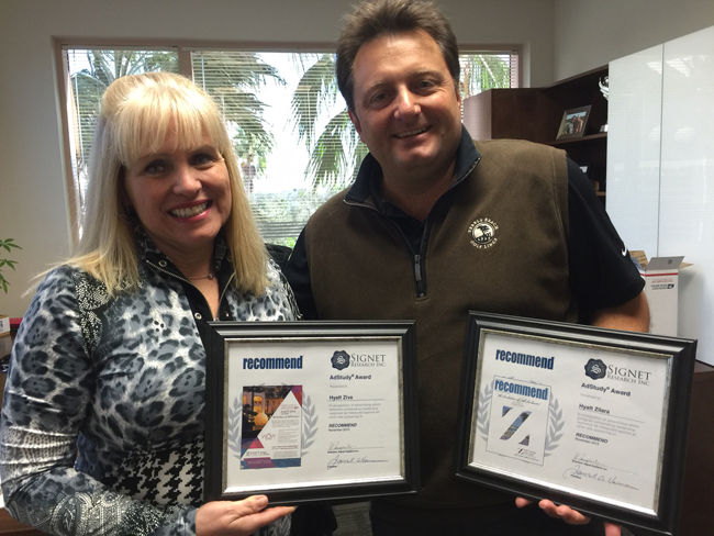 Kevin Froemming, executive v.p. & chief marketing officer for Playa Resorts Management, and Karen Callahan, v.p. of marketing and public relations for Playa Resorts Management.
