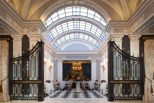 The Jefferson, Washington, D.C.'s skylight and gates.