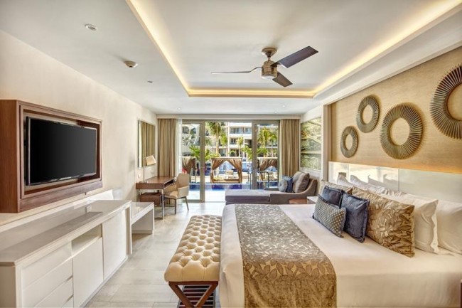 The Presidential suite at the Royalton Riviera Cancun in Mexico.