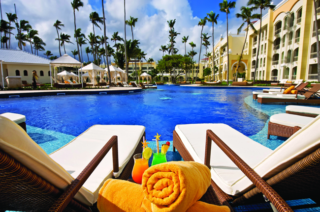 Poolside at Iberostar Grand Hotel Bavaro.