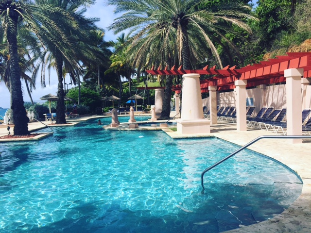 The pool at Frenchman's Reef & Morning Star Marriott Beach Resort.
