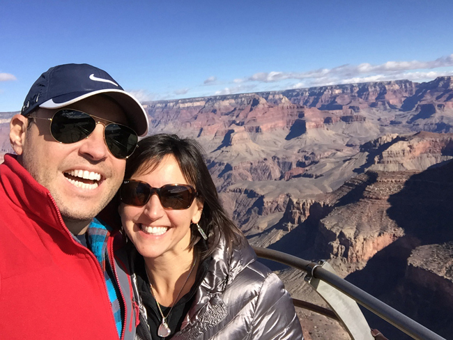 Phil and his wife—his favorite travel companion.