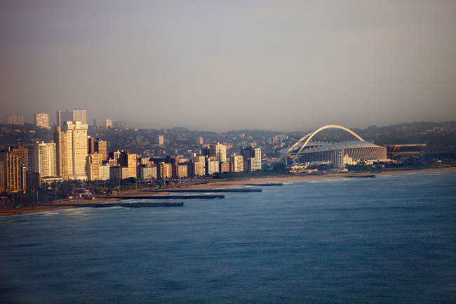 The Durban skyline.