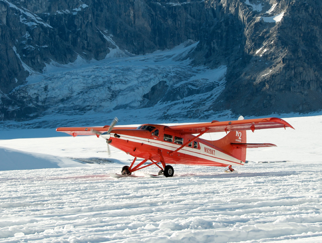 K2 Aviation is offering a new new glacier dog sledding tour in Alaska that includes flightseeing in a sea plane over mountains, braided rivers and Lake George.