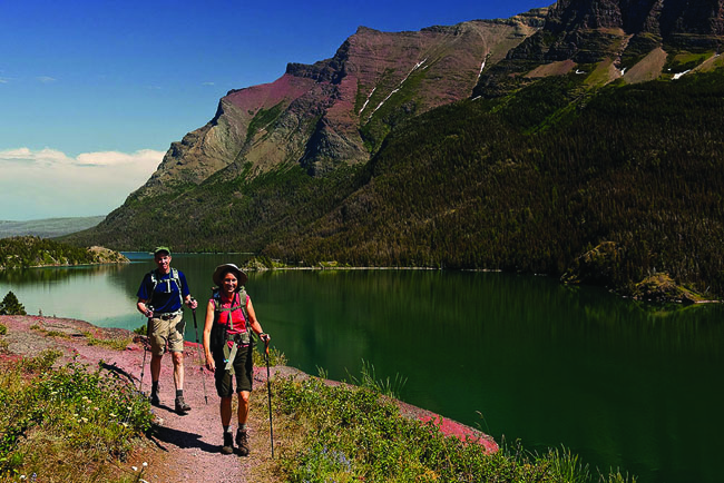 Country Walkers offers a tour of Glacier National Park in Montana that’s ideal for nature-loving couples.