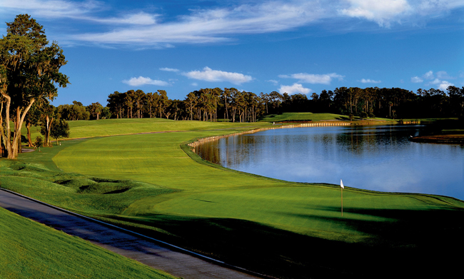THE PLAYERS Stadium Course at TPC Sawgrass in Ponte Vedra, Florida.