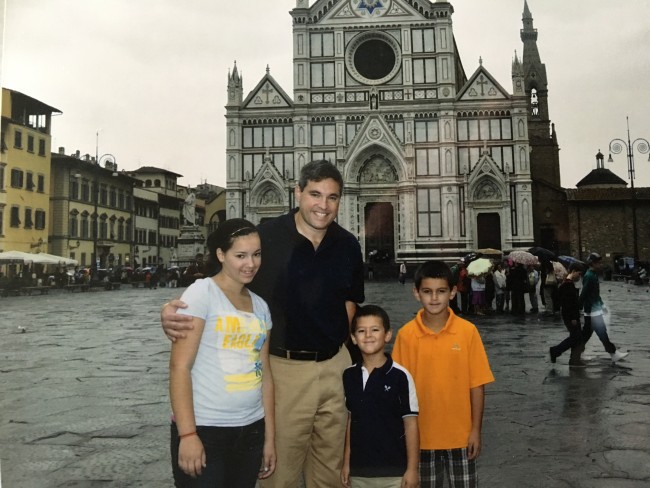 Phil with his kids.