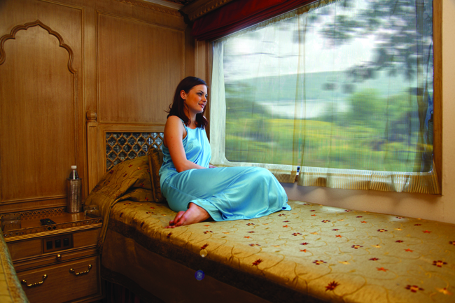 On board the Maharajas’ Express.
