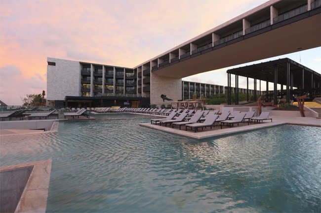 The Grand Hyatt Playa del Carmen Resort in Mexico.