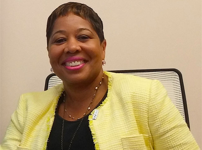 The British Virgin Islands Tourist Board's director of tourism Sharon Flax-Mars.