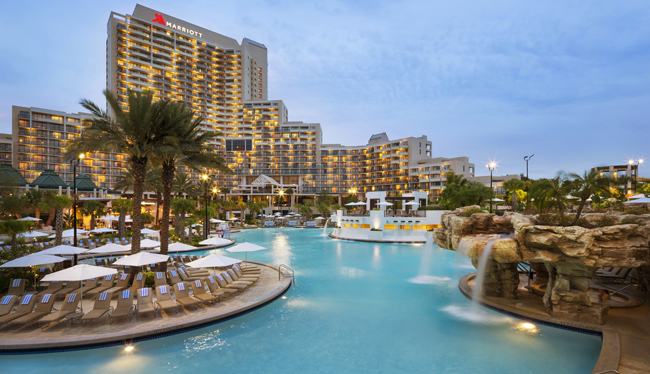 The Orlando World Center Marriott.Â