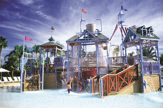 The water park at the Reunion Resort in Orlando.