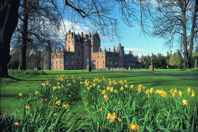 Glamis Castle in Angus, Scotland is a touring suggestion for CIE Tours' Scotland Chauffeur Drive programs. (Photo credit: Paul Tomkins/VisitScotland/Scottish Viewpoint)
