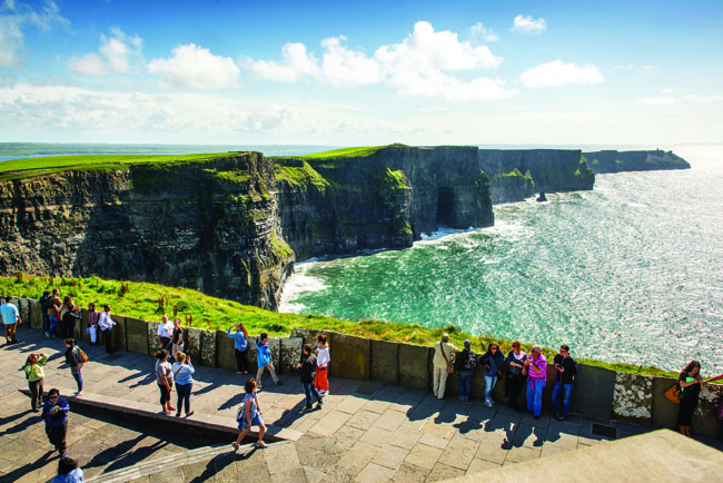 The Cliffs of Moher are one of the stops on CIE Tours' Best of Ireland South itinerary.