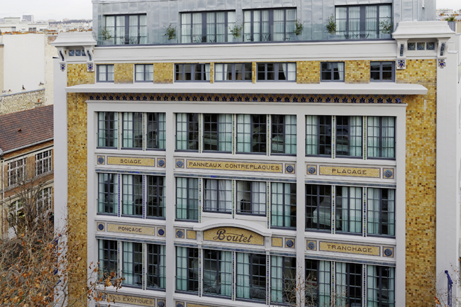 The exterior of Hotel Paris Bastille Boutet.