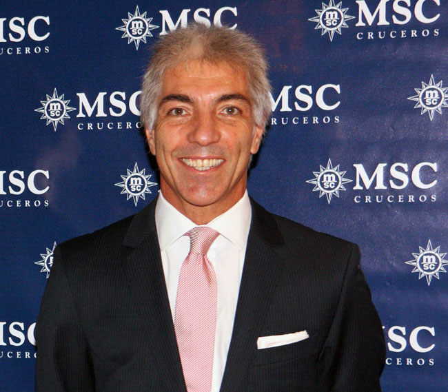 Roberto Fusaro has been appointed the president of MSC Cruises North America.