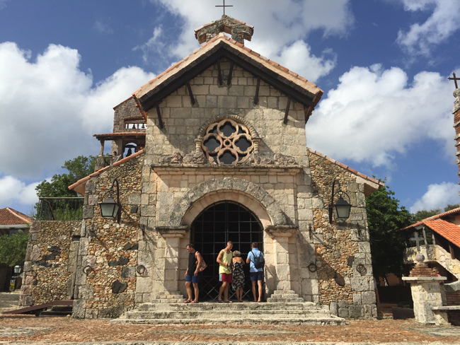 The St. Stanislaus Church at Altos de Chavon.