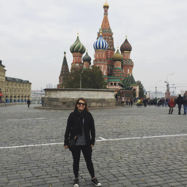 Traveling through Russia.