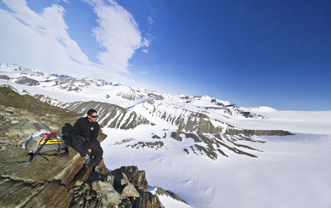 G Adventures founder Bruce Poon Tip in Antarctica. (Photo credit: G Adventures, Inc.)