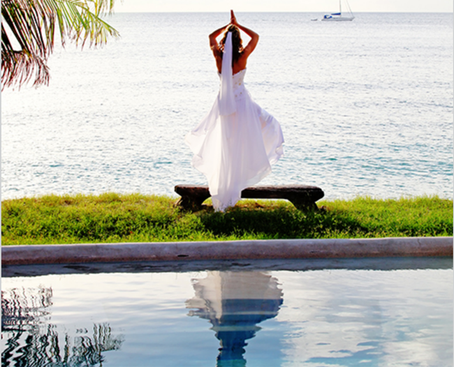 A Grenada wedding at La Luna.