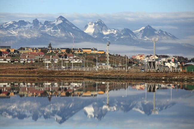 Kids cruise free this December on select Australis itineraries, including the 3-night Discover Patagonia Route, which visit Ushuaia (pictured).