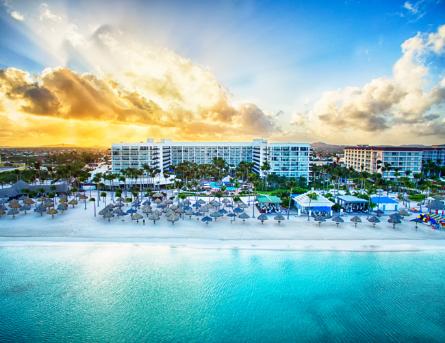 Guests who book a minimum 4-night stay at Aruba Marriott Resort & Stellaris Casino by Dec. 31 can receive up to $400 in resort credit.