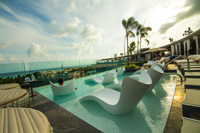 Thompson Playa del Carmen in Playa del Carmen, Mexico.